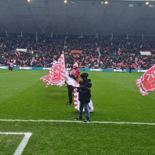 Flag Bearers - SAFC v Stoke